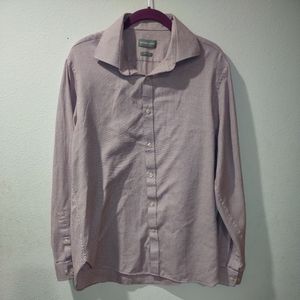 Michael Kors Dress Shirt Rose/Pink White 16 1/2 34/35 Slim Fit